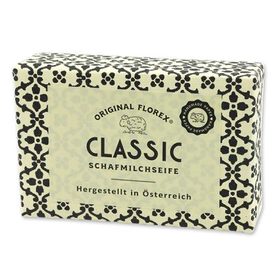 Schafmilchseife eckig 150g, "Handmade Paper" Classic 