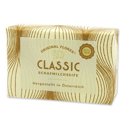 Schafmilchseife eckig 150g, "Handmade Paper" Classic 