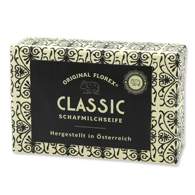 Schafmilchseife eckig 150g, "Handmade Paper" Classic 