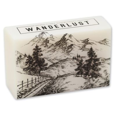 Schafmilchseife eckig 150g "Wanderlust", Edelweiß 