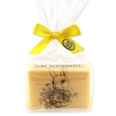 Sheep milk soap 150g packed in a cellophane bag "Eine Kleinigkeit", Honey 