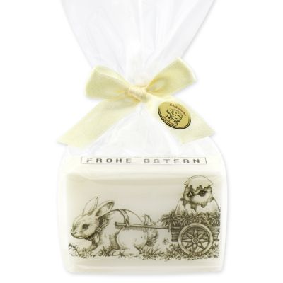 Sheep milk soap 150g packed in a cellophane bag "Frohe Ostern", Classic 
