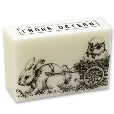 Schafmilchseife eckig 150g "Frohe Ostern", Classic 