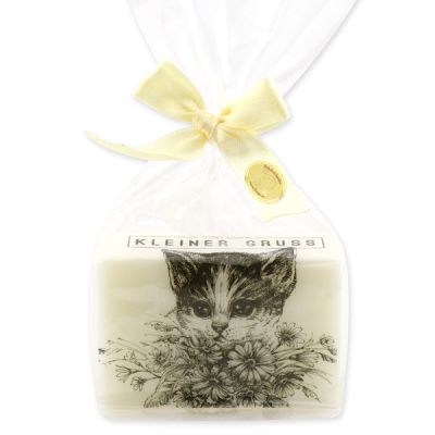 Sheep milk soap 150g packed in a cellophane bag "Kleiner Gruß", Classic 