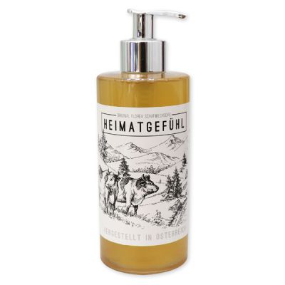 Liquid sheep milk soap 400ml "Heimatgefühl", Swiss pine 