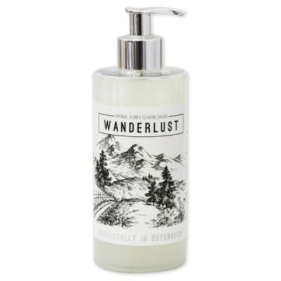 Flüssigseife mit biologischer Schafmilch 400ml "Wanderlust", Edelweiß 