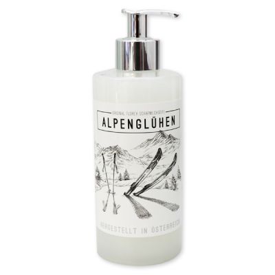 Liquid sheep milk soap 400ml "Alpenglühen", Christmas rose white 