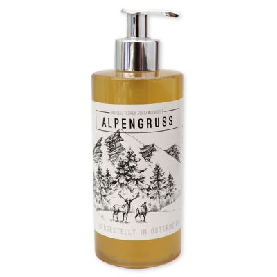 Liquid sheep milk soap 400ml "Alpengruß", Swiss pine 