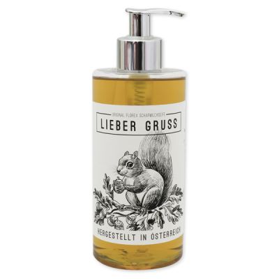 Liquid sheep milk soap 400ml "Lieber Gruß", Almond 