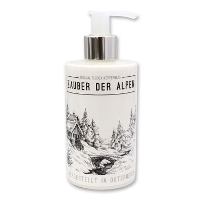 Bodymilk mit biologischer Schafmilch 250ml im Spender "Zauber der Alpen", Edelweiß 