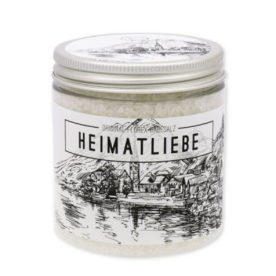 Bath salt 300g in a container "Heimatliebe", Edelweiss 