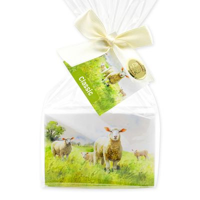 Schafmilchseife eckig 150g "Naturzauber Motiv 7" in Cello, Classic 