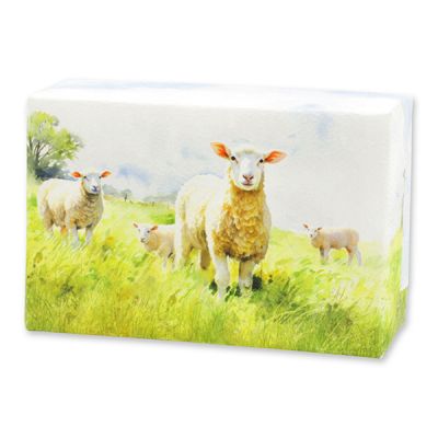 Schafmilchseife eckig 150g "Naturzauber Motiv 7", Classic 