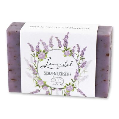 Schafmilchseife eckig 150g "Einzigartige Augenblicke", Lavendel 