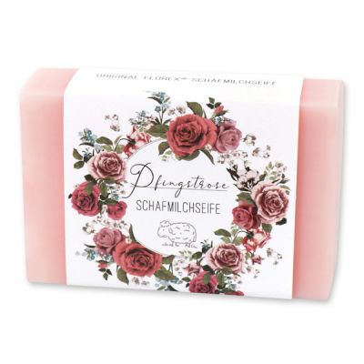 Sheep milk soap 150g "Einzigartige Augenblicke", Peony 