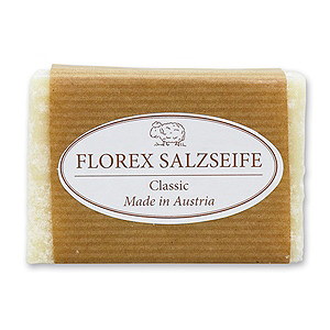 Kaltgerührte Spezialseife 100g braunes Papier, Salz Classic 