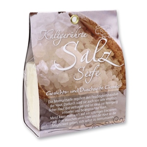 Cold-stirred special soap 100g packed in a bag, Salt classic 