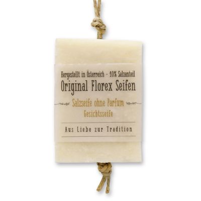 Cold-stirred special soap 90g hanging with a cord "Love for tradition", Salt without parfume 