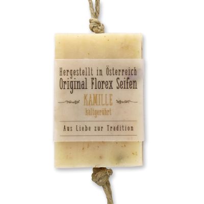Cold-stirred soap 90g hanging with a cord "Love for tradition", Chamomile 