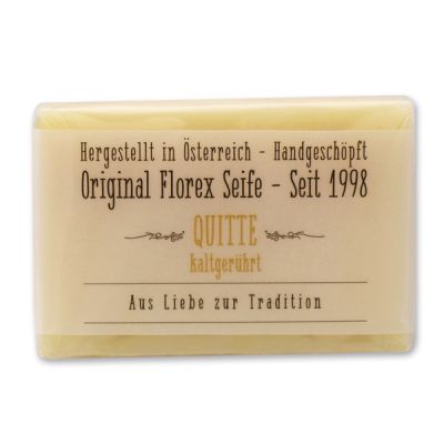 Cold-stirred soap 100g in Cello "Love for tradition", Quince 