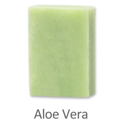 Kaltgerührte Seife 100g ohne Schafmilch, Aloe Vera 