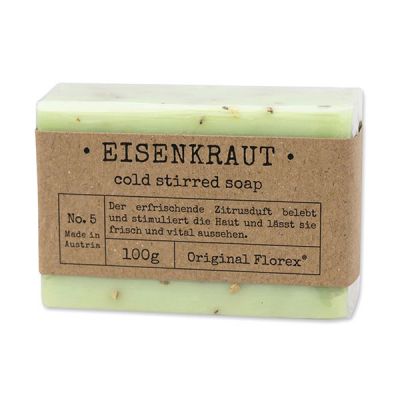 Cold-stirred soap 100g packed in cello "Pure Soaps", Verbena 