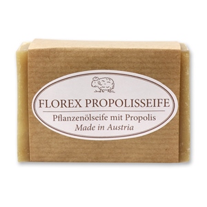 Cold-stirred special soap 100g wrapped with a brown paper, Propolis 
