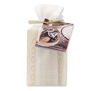 Cold-stirred special soap 90g with a ribbon, Shaving soap 