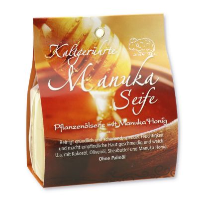 Cold-stirred special soap 100g packed in a bag, Manuka honey 