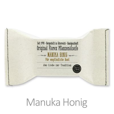 Cold-stirred special soap 100g packed in a stitched paper bag "Love for tradition", Manuka honey 