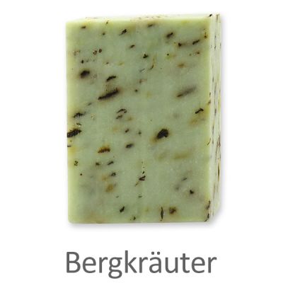 Kaltgerührte Seife 100g mit Schafmilch, Bergkräuter 