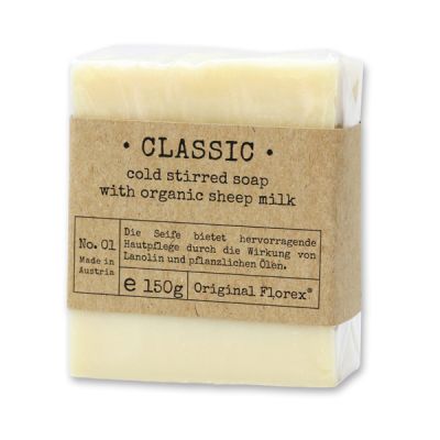 Kaltgerührte Schafmilchseife 150g in Cello "Pure Soaps", Classic 