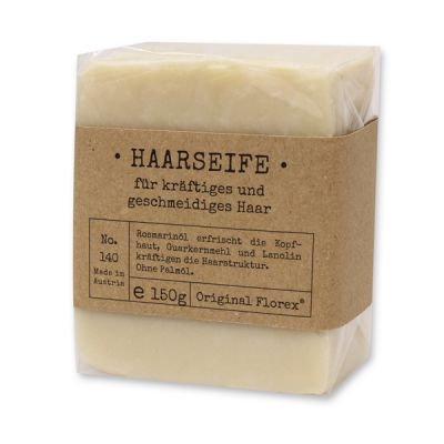 Special cold-stirred soap 150g in a cellophane "Pure soaps", Hair soap 