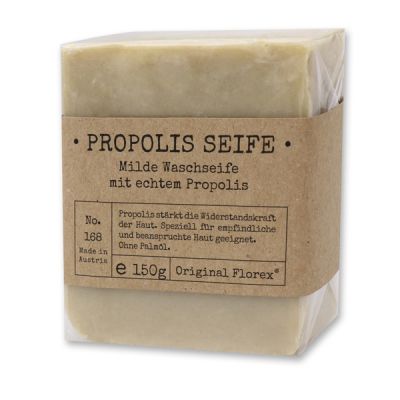 Special cold-stirred soap 150g in cello "Pure soaps", Propolis 