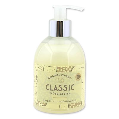 Liquid sheep milk soap 250ml in a dispenser, "Handmade Paper", Classic 