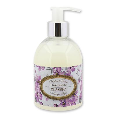 Flüssigseife mit Schafmilch 250ml im Spender "Vintage-Motiv 58", Classic 
