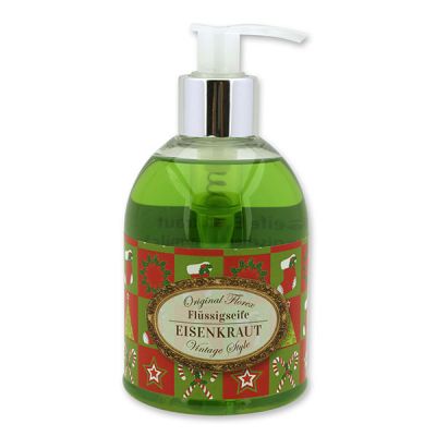 Flüssigseife mit Schafmilch 250ml im Spender "Vintage-Motiv 86", Eisenkraut 