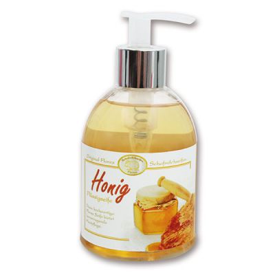 Liquid sheep milk soap 250ml in a dispenser modern, Honey 