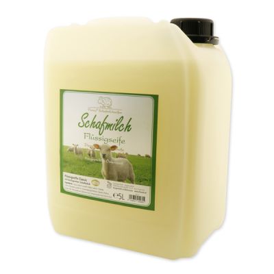 Liquid sheep milk soap refill 5L in a canister, Classic 