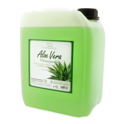 Liquid sheep milk soap refill 5L in a canister, Aloe vera 