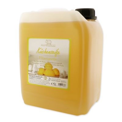 Liquid sheep milk soap refill 5L in a canister, Kitchen soap 