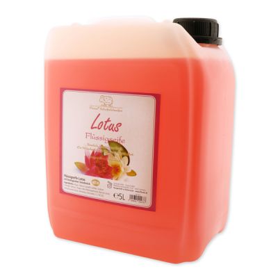 Liquid sheep milk soap refill 5L in a canister, Lotus 