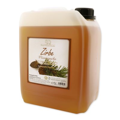 Liquid sheep milk soap refill 5L in a canister, Swiss pine 