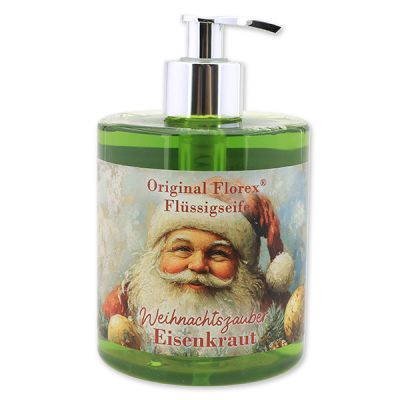 Flüssigseife Schafmilch 500ml im Spender "Weihnachtszauber-Motiv 10", Eisenkraut 
