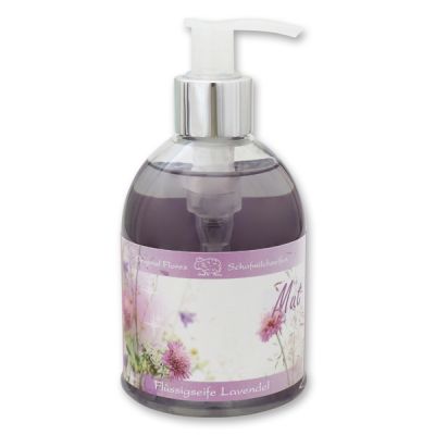 Liquid sheep milk soap 250ml in a dispenser "Mut", Lavender 