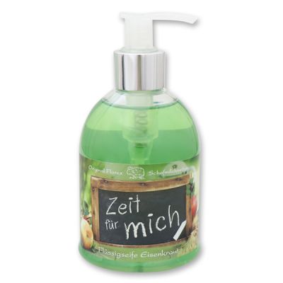 Liquid sheep milk soap 250ml in a dispenser "Zeit für mich", Verbena 