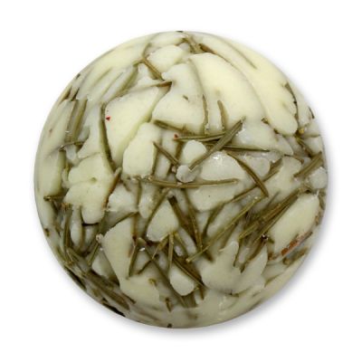 Bath butter ball with sheep milk 50g, Spruce needles/Swiss pine 