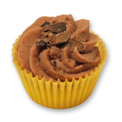 Bath butter cupcake with sheep milk 45g, Chocolate/Vanilla 