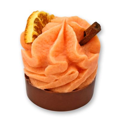 Bath butter twist with sheep milk 50g, Orange slice with cinnamon/Orange 