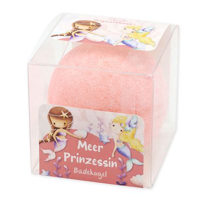 Bath ball with sheep milk 125g in a box "Meer Prinzessin", Flower magic 